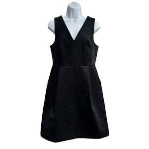 Madewell Leather Inset Ponte Career Dress - Size 6 - New